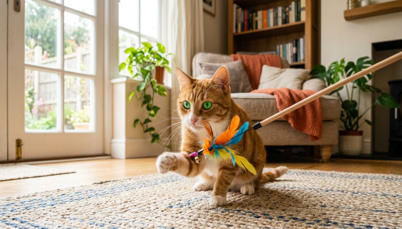 Comment les jeux interactifs favorisent l'intelligence de votre chat ?